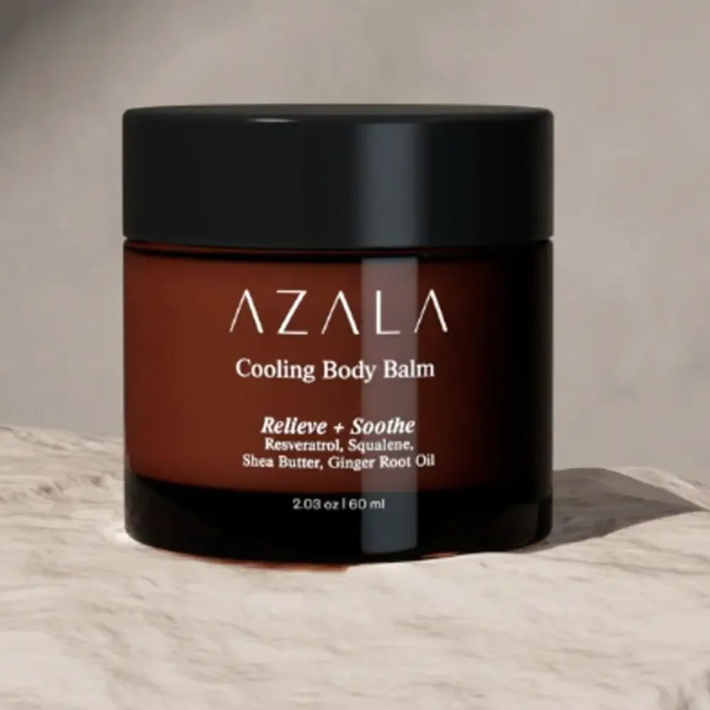 NEW Azala Cooling Body Relieve and Soothe Skin Vegan Balm 2.03 oz